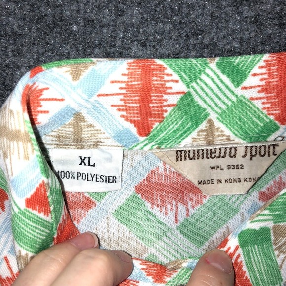 Mantessa Sport Button Down Shirt Women's Size XL Stretch Long Sleeve Golf Blouse - Picture 4 of 9